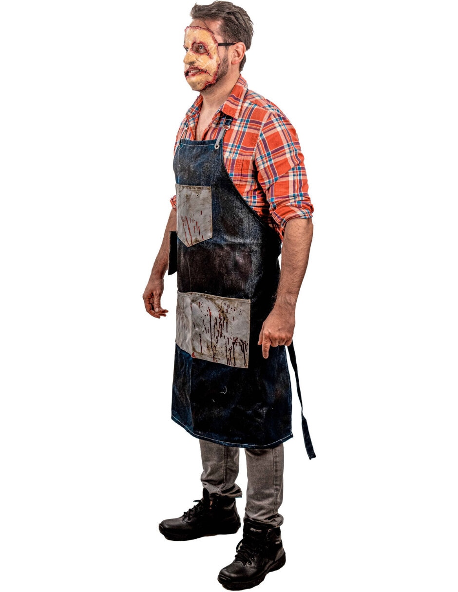 Disfraz Delantal Asesino de Halloween para hombre 6