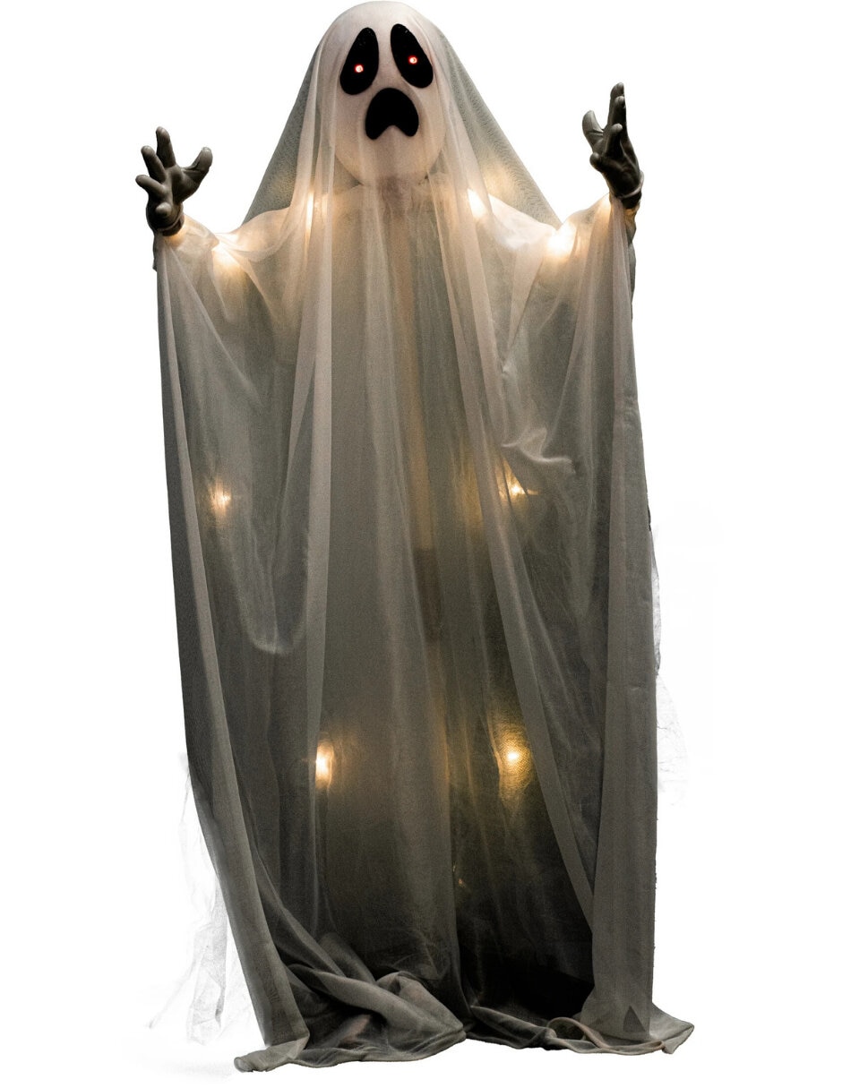 Figura decorativa de Halloween Fantasma Animatronic de metal 3