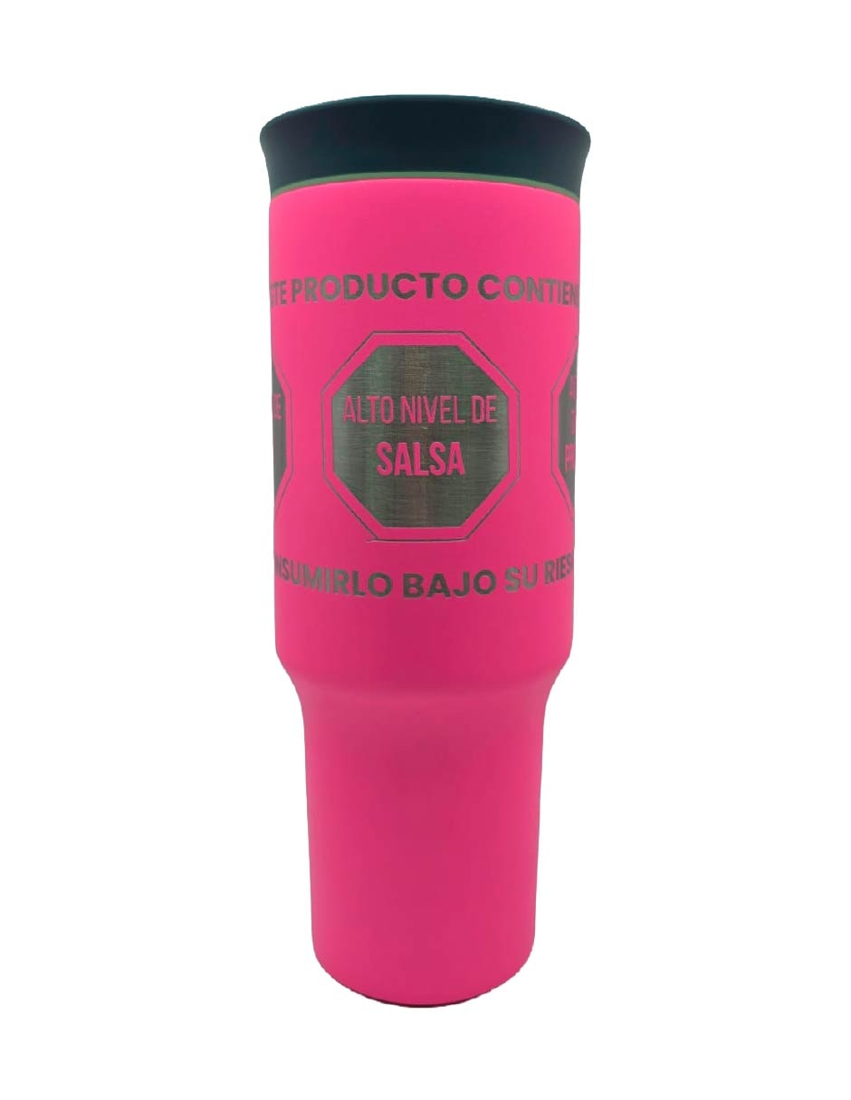 Termo Termoermomania de acero inoxidable termoexcesofucsia01 con tapa rosca Termo Termoermomania de acero inoxidable termoexcesofucsia01 con tapa rosca