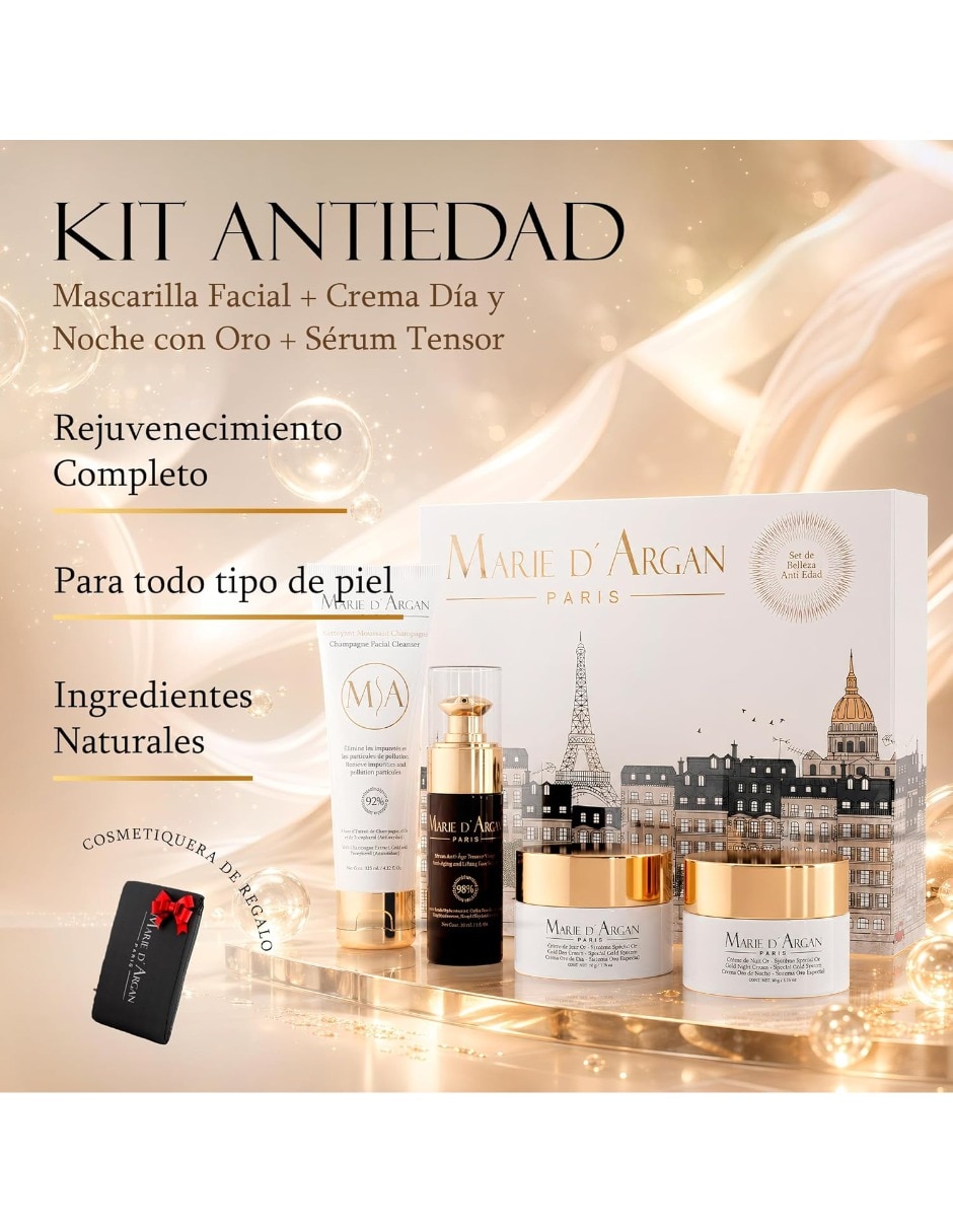 Set de crema facial recomendada para prevenir signos de la edad día y noche todo tipo de piel 2