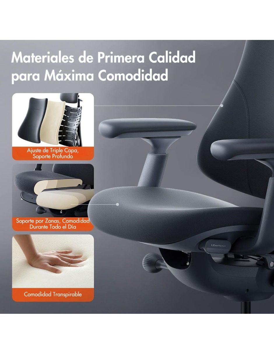 Silla gamer con masajeador Omni Libernovo