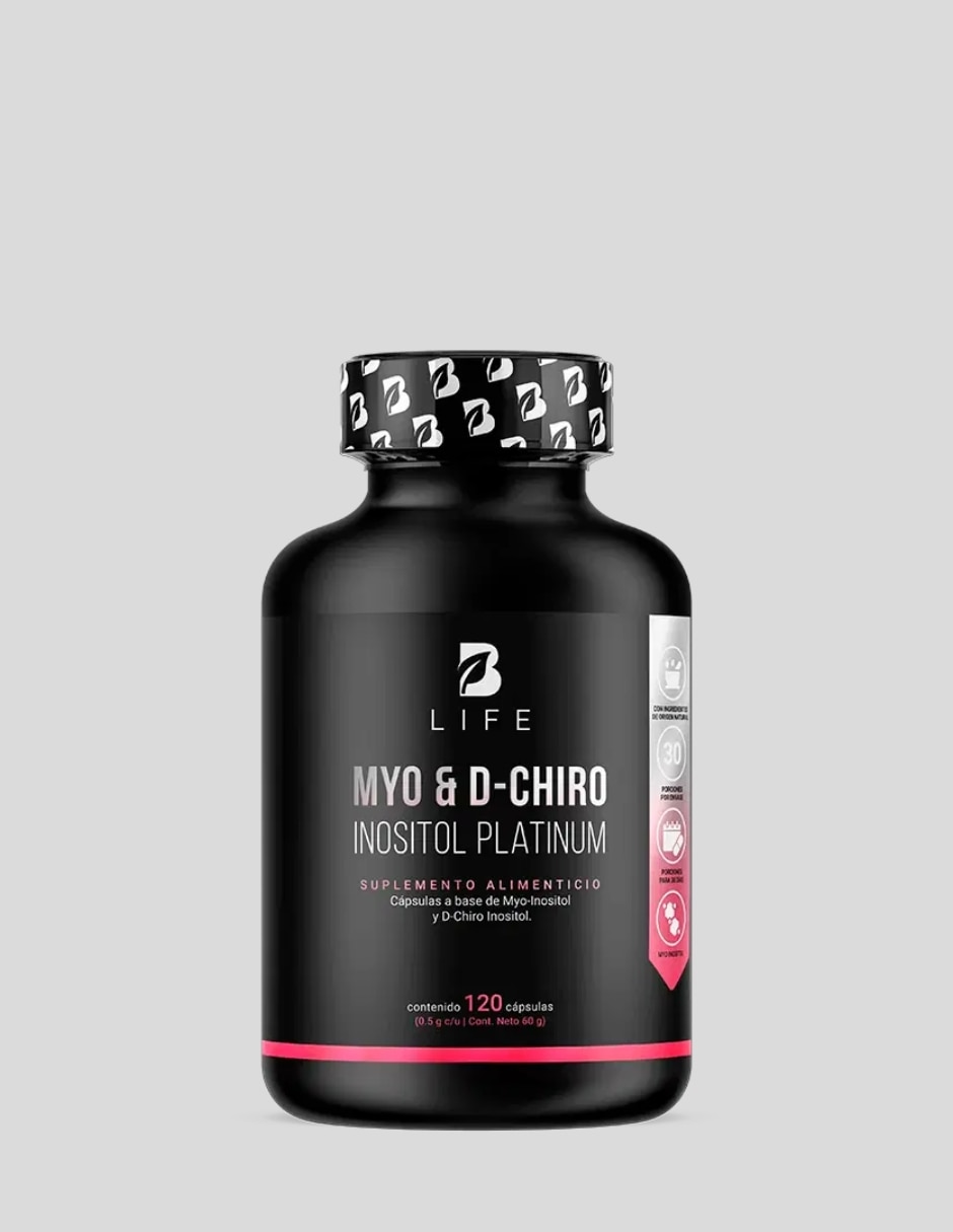 Inositol Platinum B Life con Myo & D-Chiro de 120 cápsulas