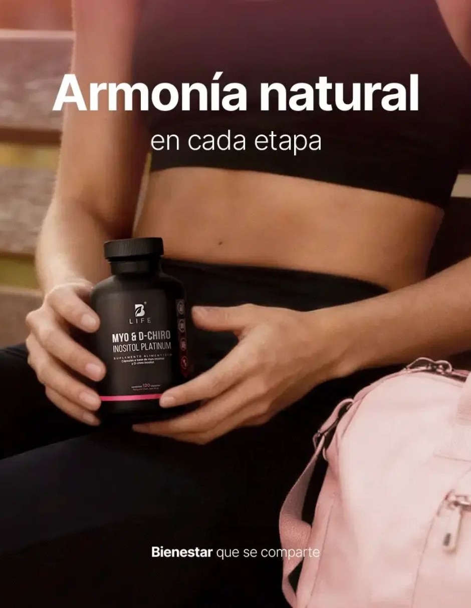 Inositol Platinum B Life con Myo & D-Chiro de 120 cápsulas