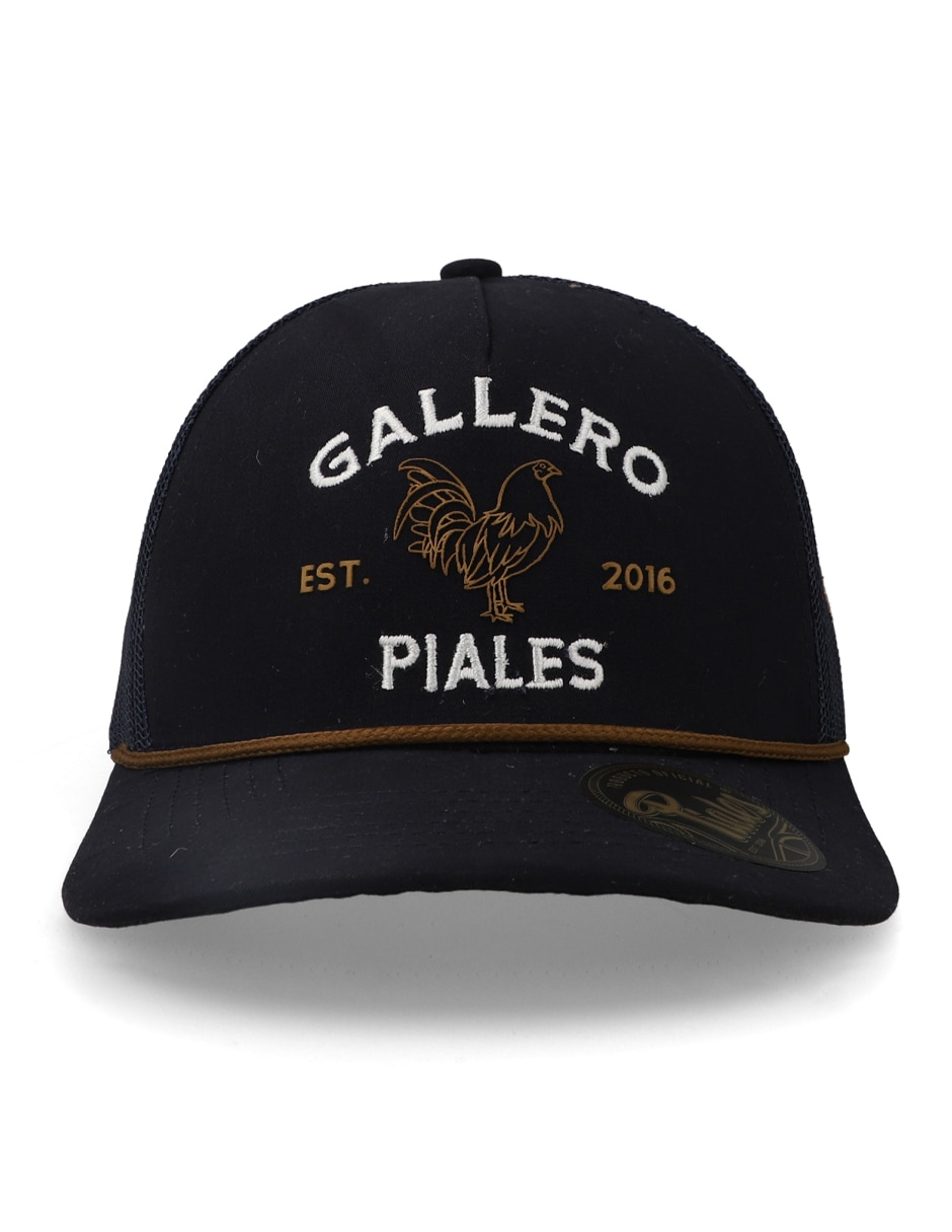 Gorra visera curva snapback Piales Gallero unisex