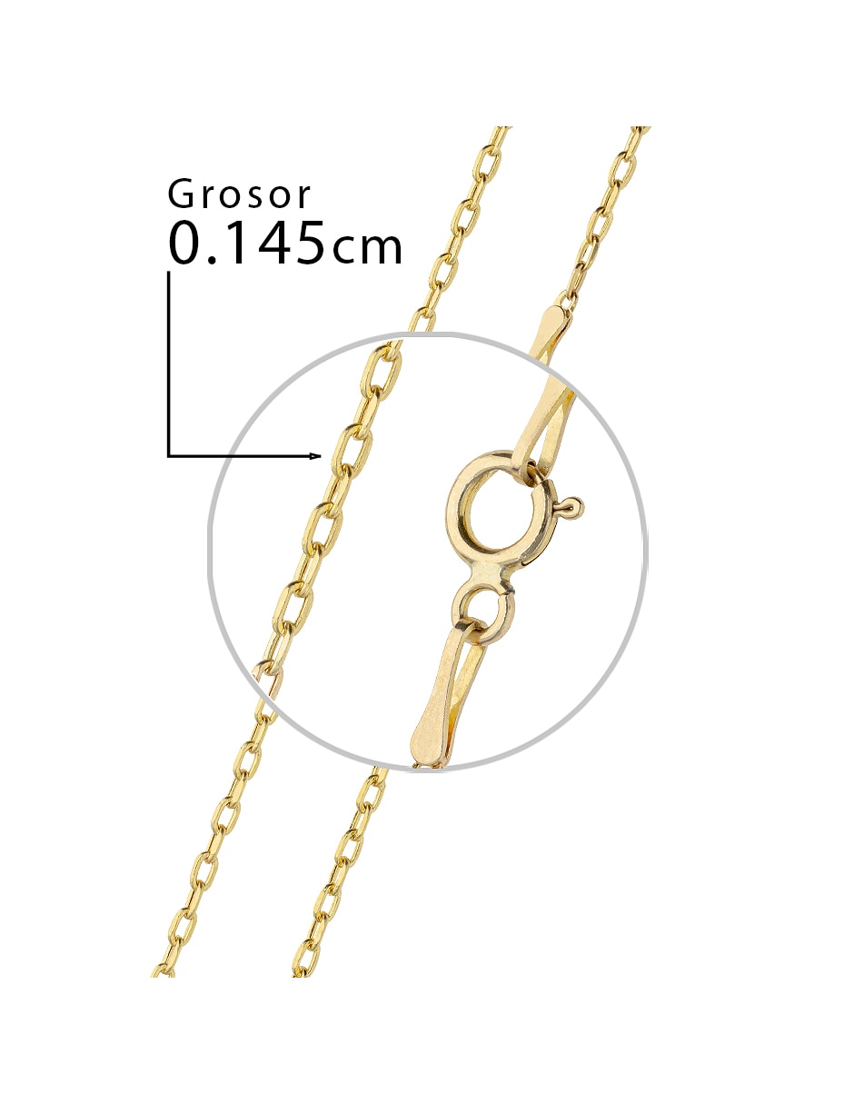 Pulsera Fonelli de oro amarillo 14 k Clasicas Fonelli acabado pulido