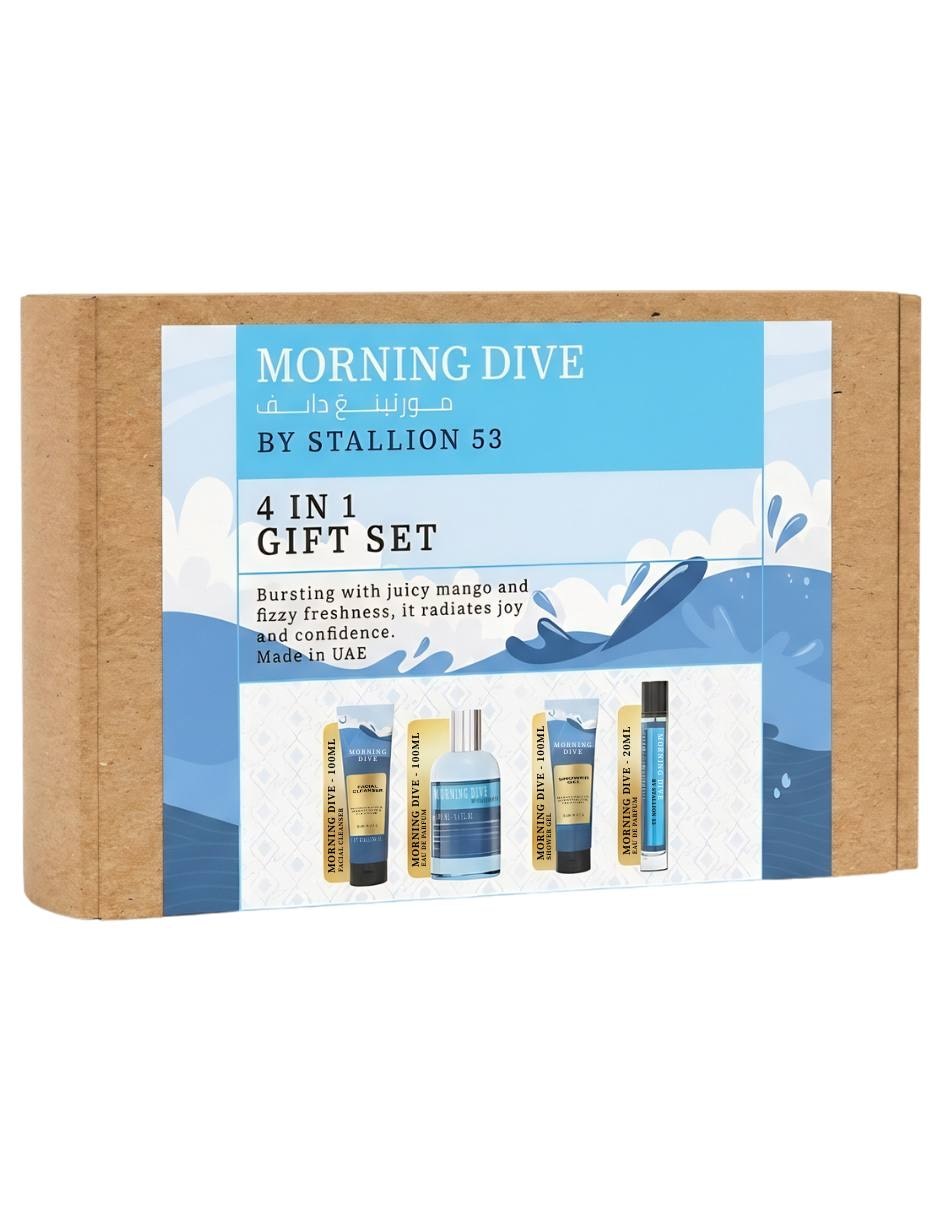 Set Eau de parfum Gift Set 4 In 1 Morning Dive By Stallion 53 unisex 2