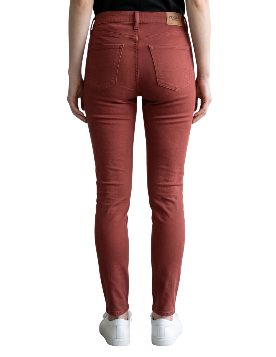 Jeans skinny Denizen Ankle Marsala para mujer