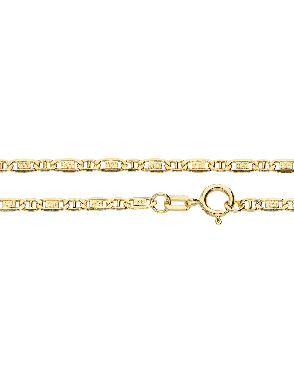 Pulsera de oro amarillo 14 k Clasicas acabado pulido 2