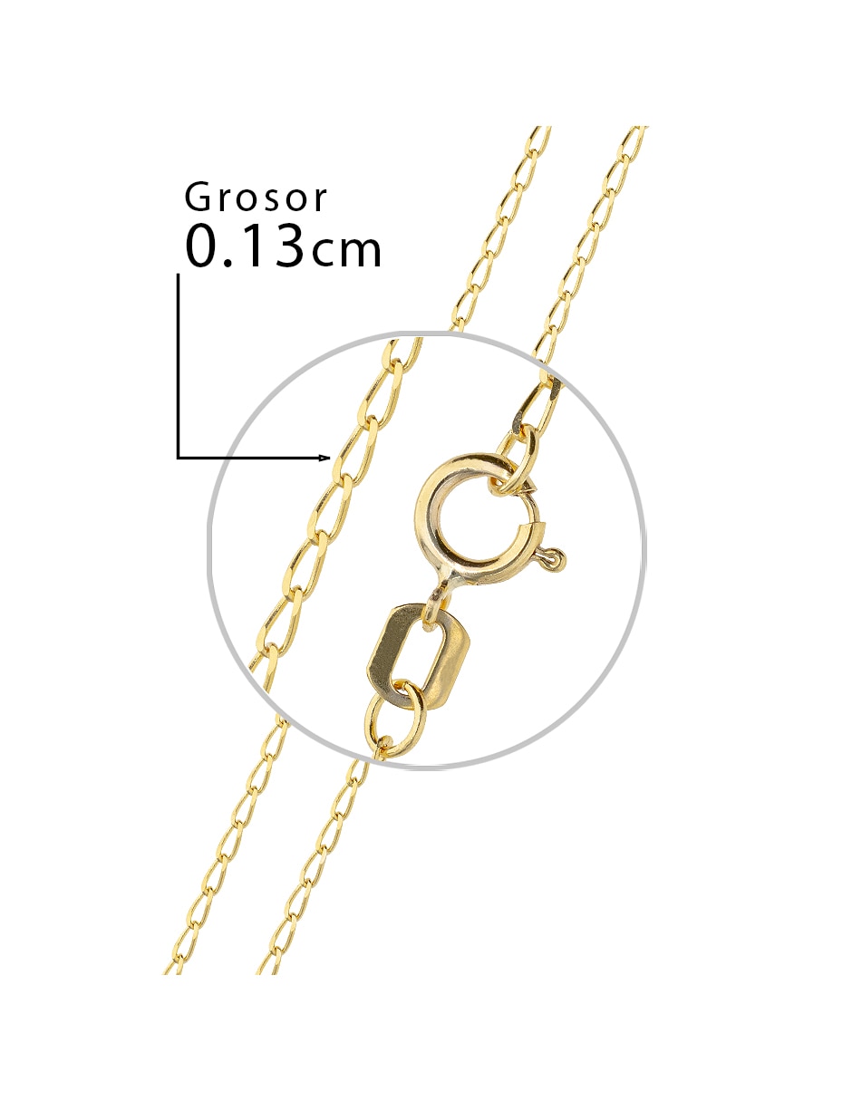 Pulsera Fonelli de oro amarillo 14 k Clasicas acabado pulido
