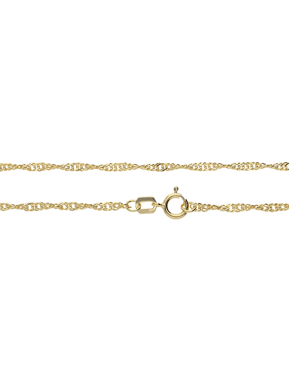 Pulsera Fonelli de oro amarillo 14 k Clasicas acabado pulido