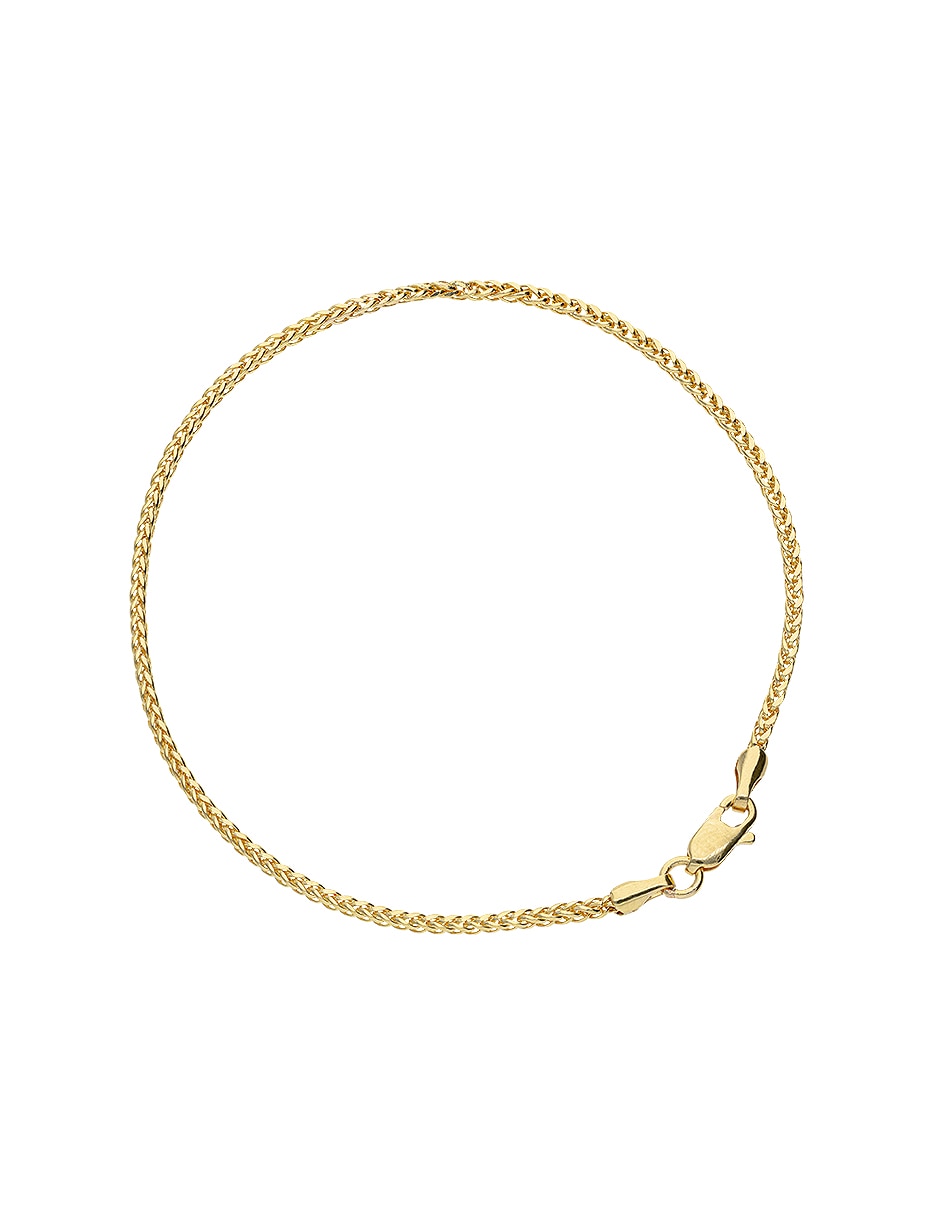 Pulsera de oro amarillo 14 k Clasicas acabado pulido