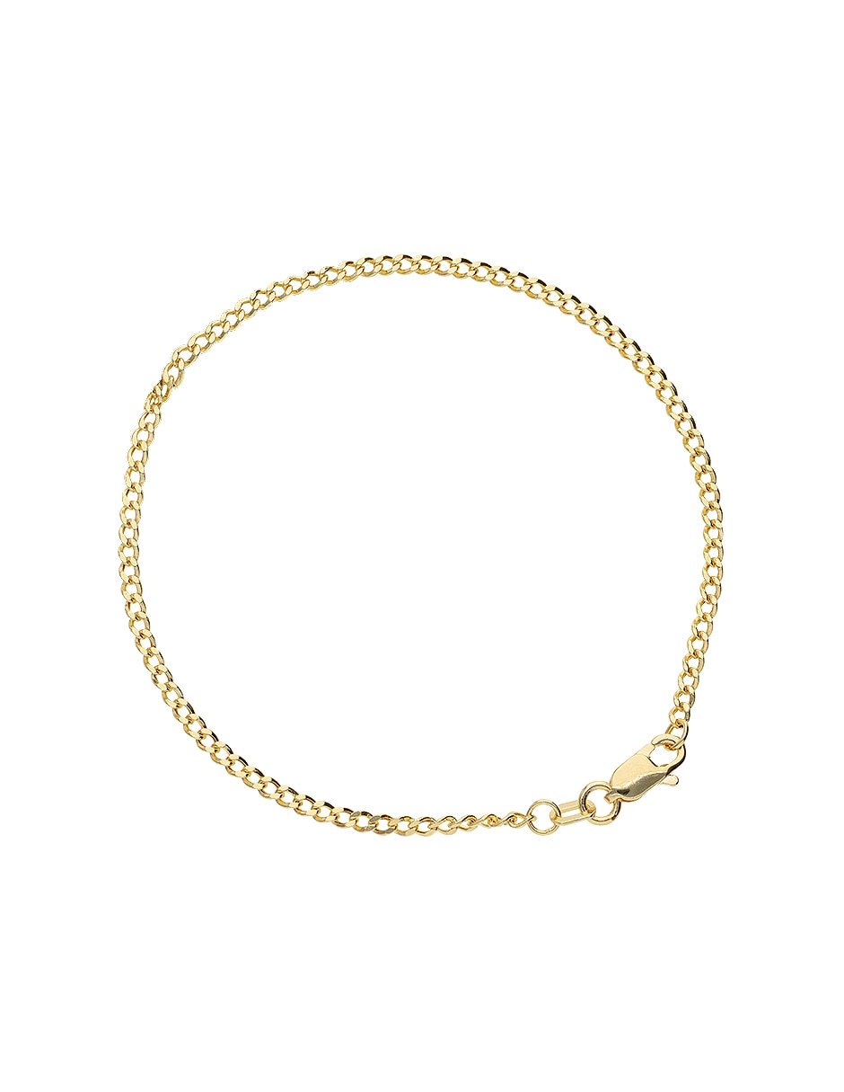 Pulsera Fonelli de oro amarillo 14 k Clasicas acabado pulido
