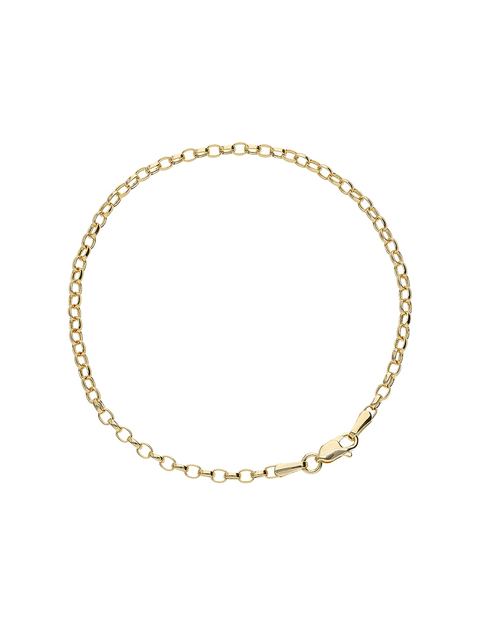 Pulsera de oro amarillo 14 k Clasicas acabado pulido