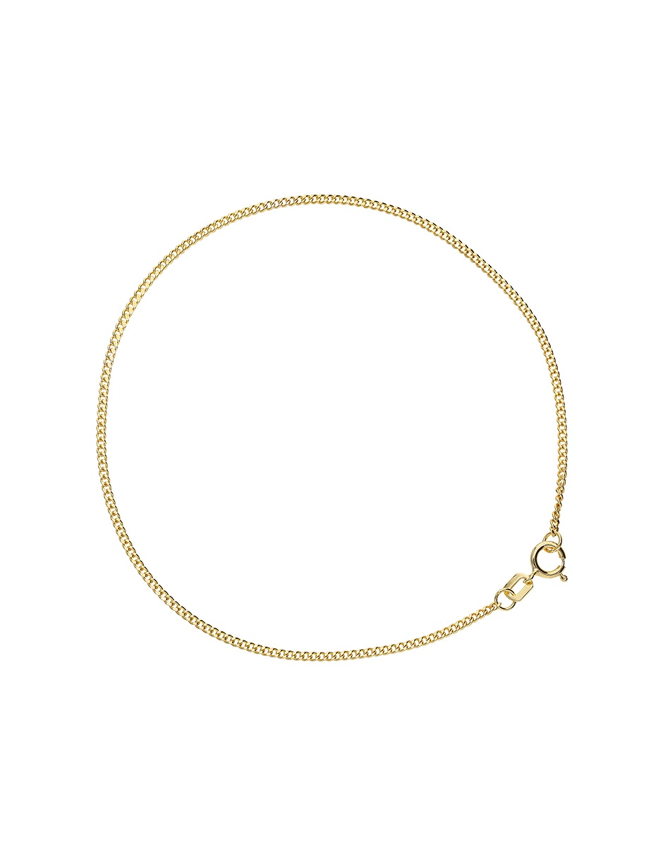 Pulsera de oro amarillo 14 k Clasicas acabado pulido