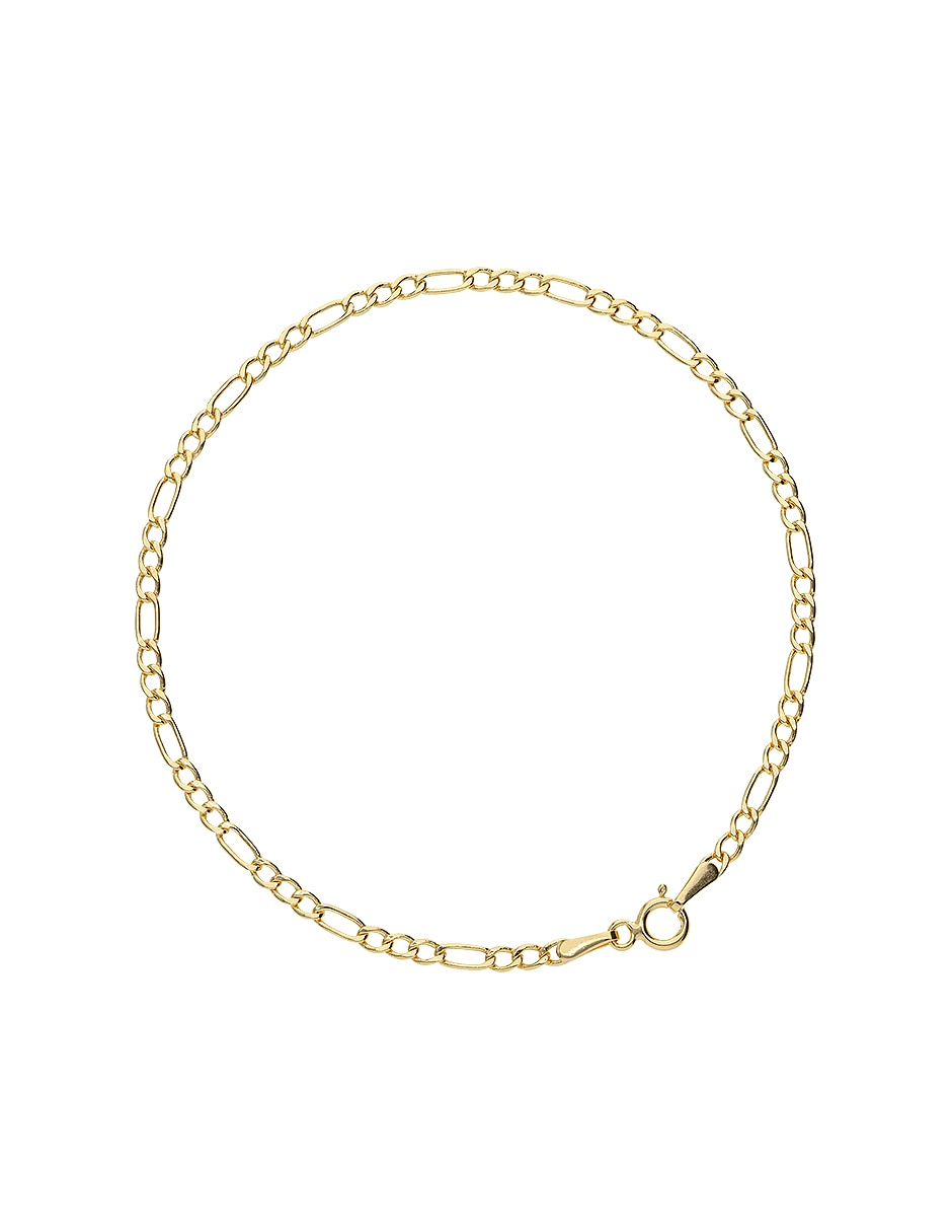 Pulsera de oro amarillo 14 k Clasicas acabado pulido