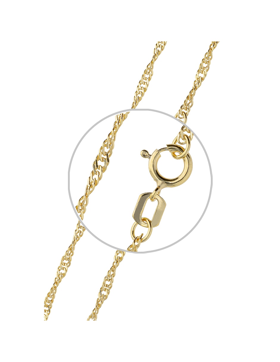 Pulsera Fonelli de oro amarillo 10 k Clasicas acabado pulido