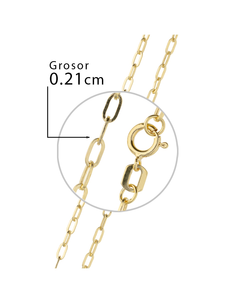 Pulsera Fonelli de oro amarillo 10 k Clasicas acabado pulido