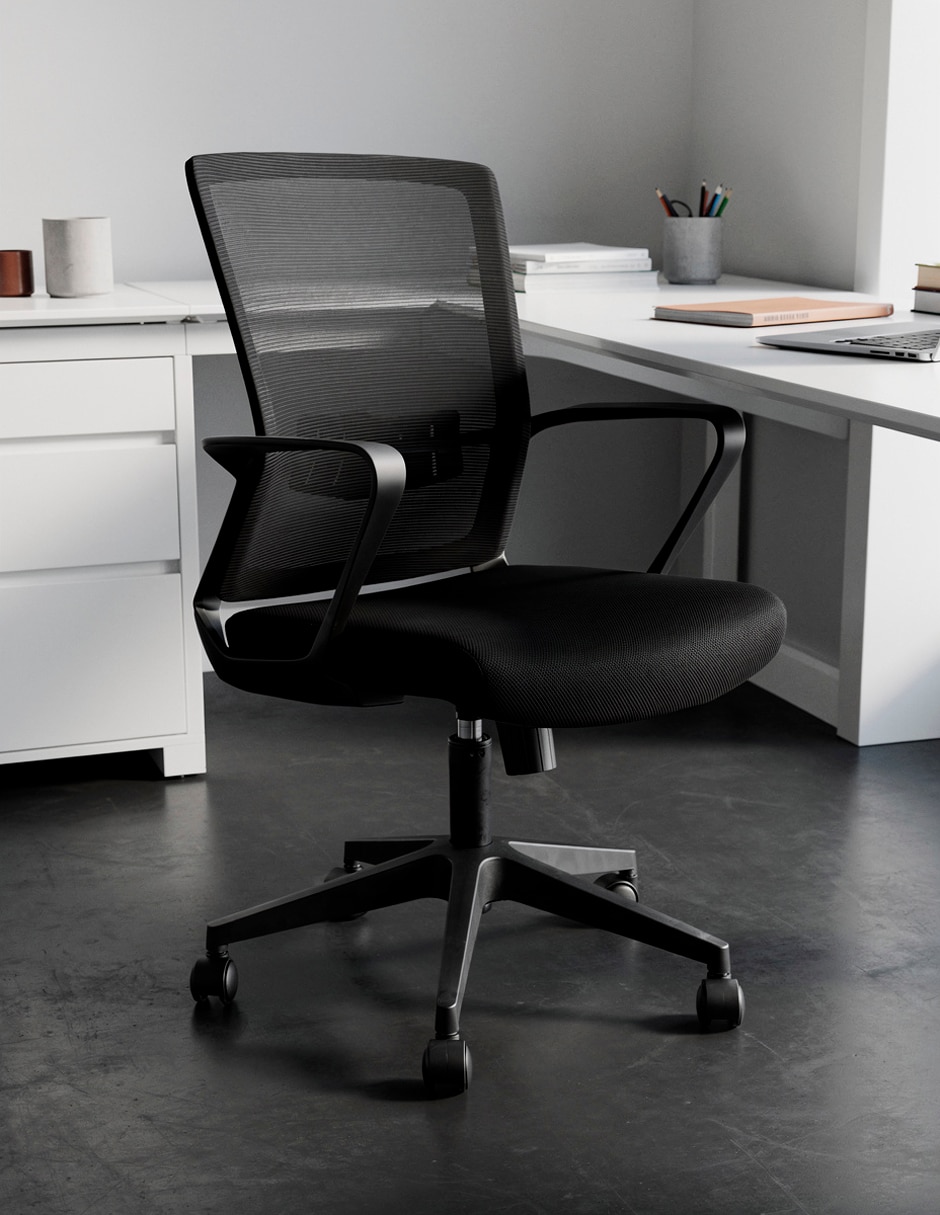 Silla de escritorio Airmesh Mobica de mesh