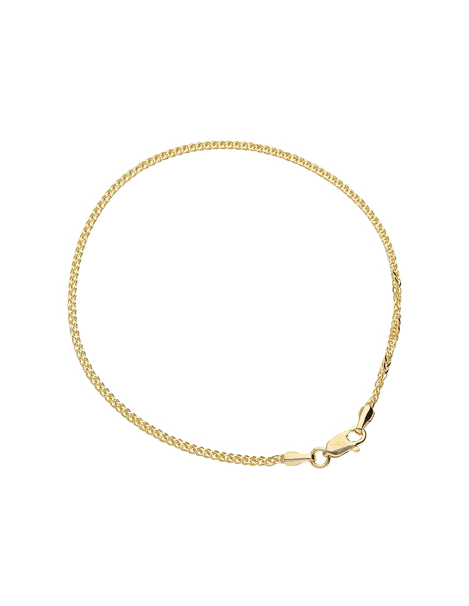 Pulsera de oro amarillo 10 k Clasicas acabado pulido