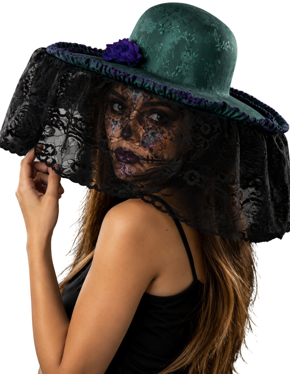 Sombrero para disfraz de catrina Ghoulish Productions