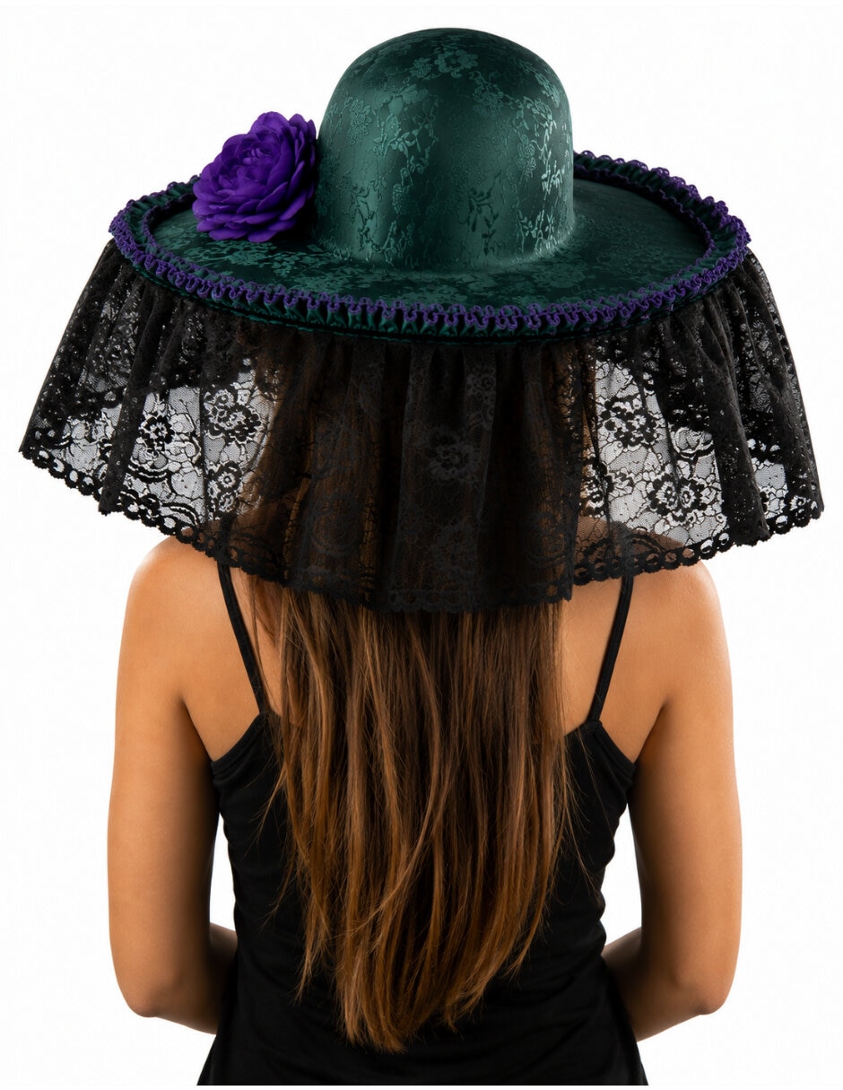 Sombrero para disfraz de catrina Ghoulish Productions
