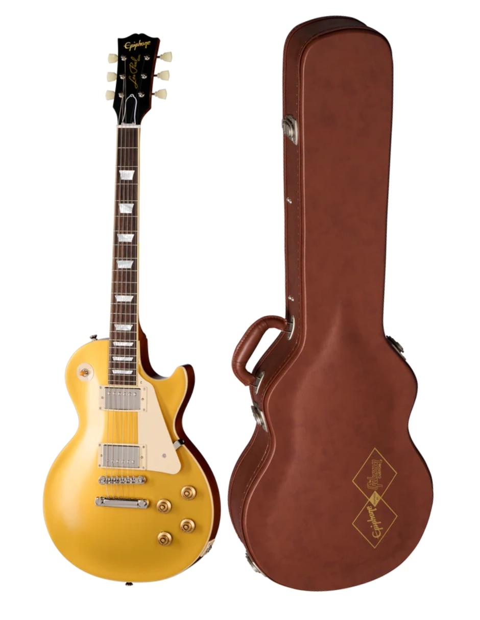 Guitarra eléctrica Epiphone Les paul goldtop reissue double gold