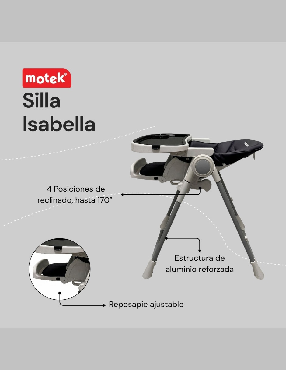 Silla alta Motek Isabella