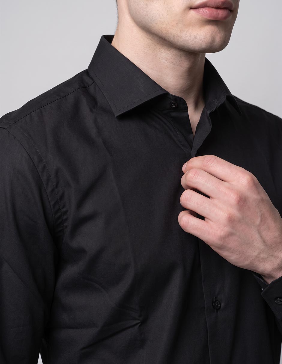 Camisa/Sobrecamisa Formal de (si aplica) Algodón y poliéster manga Larga para hombre 4