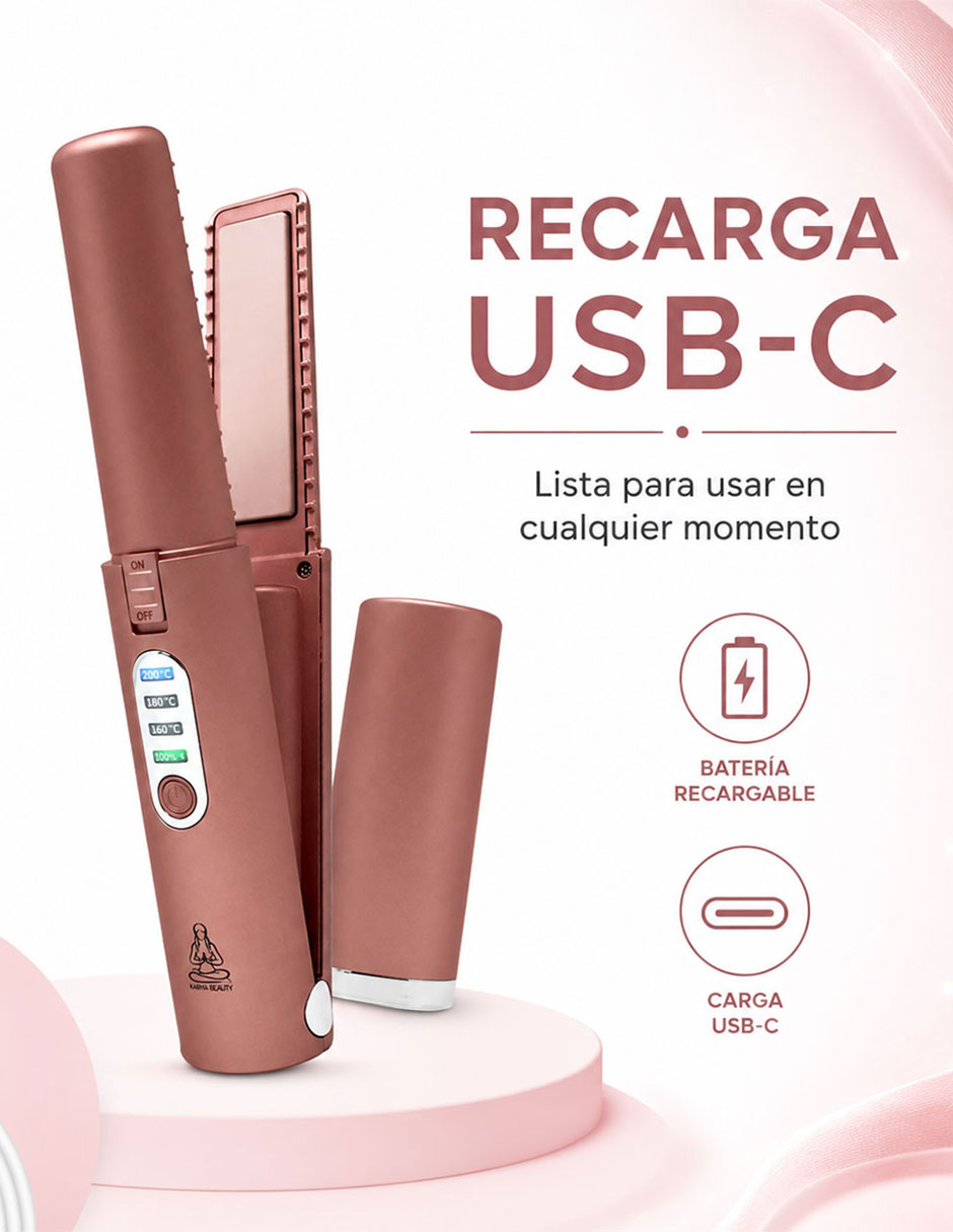 Alaciadora Karma Beauty placas de cerámica