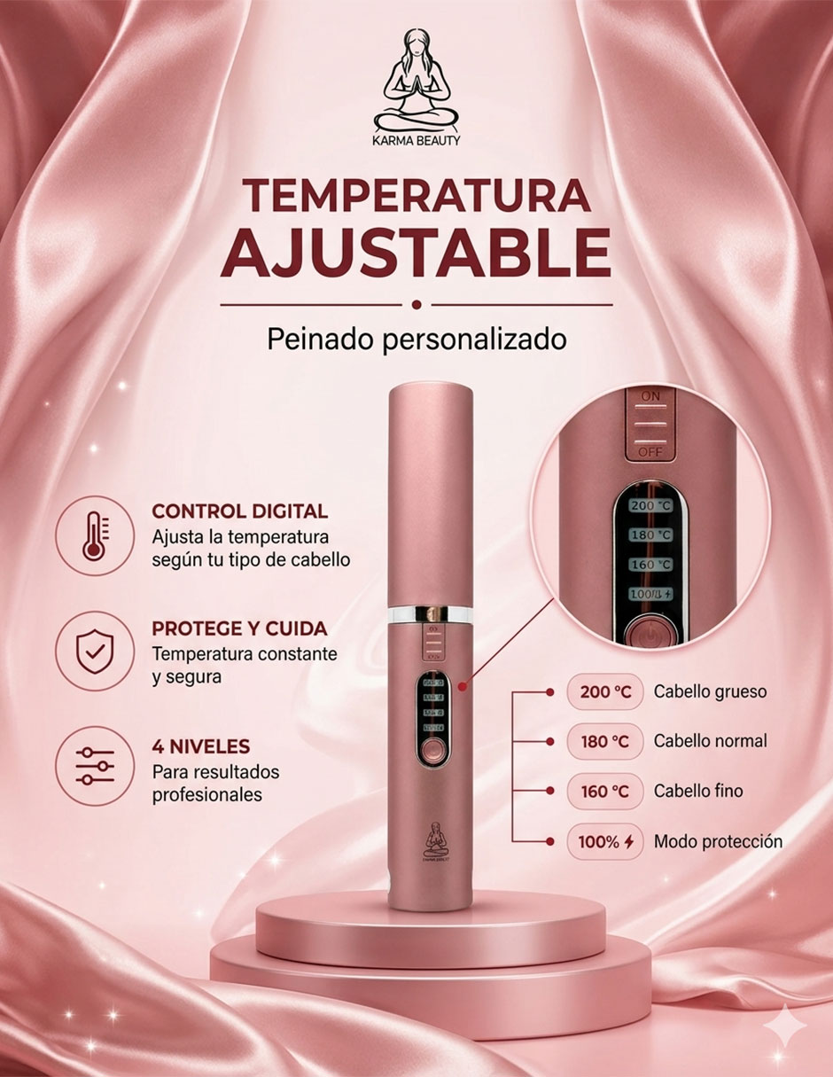 Alaciadora Karma Beauty placas de cerámica
