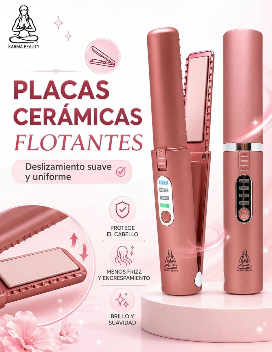 Alaciadora Karma Beauty placas de cerámica