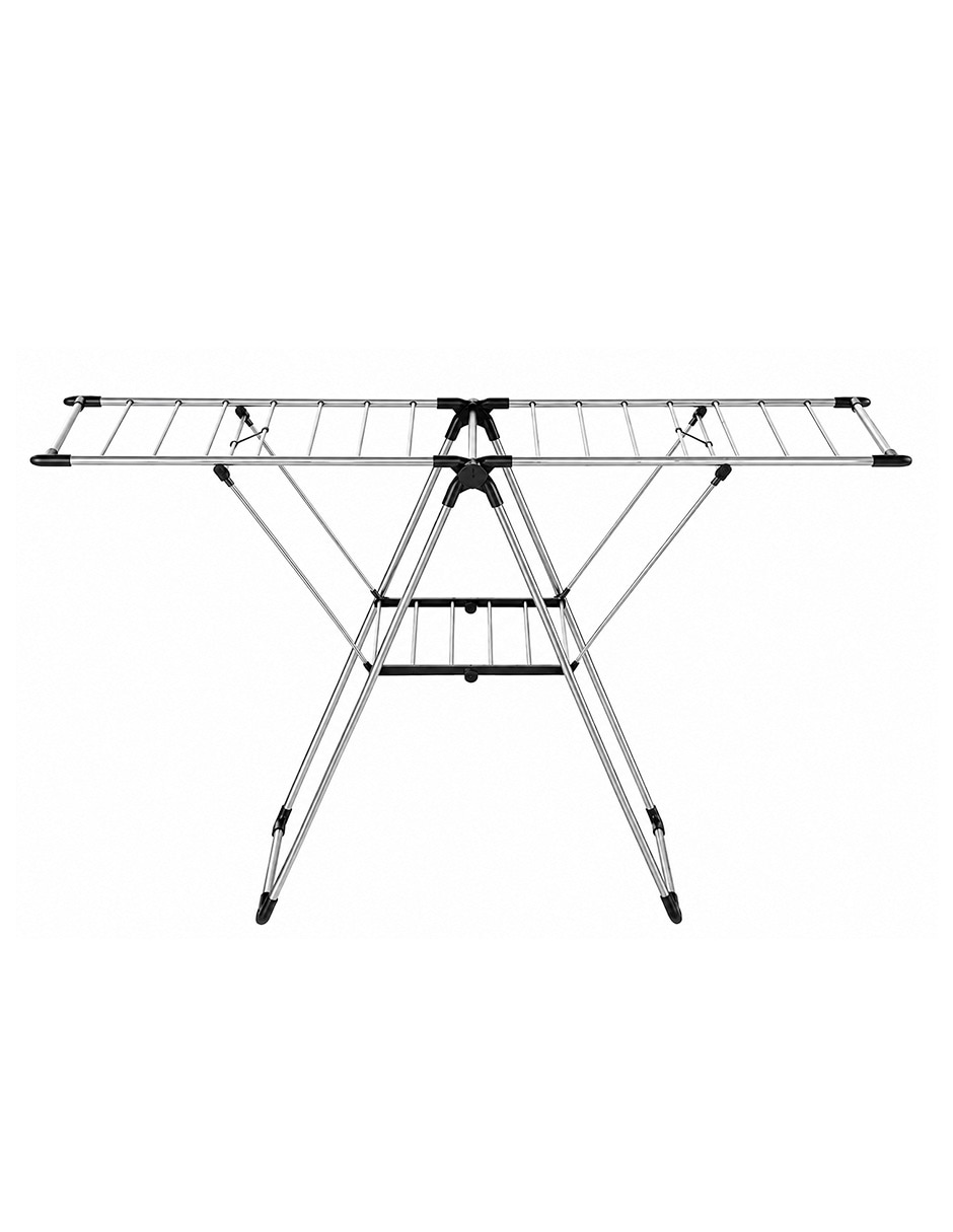 Set tendedero plegable Mu:4life de acero inoxidable