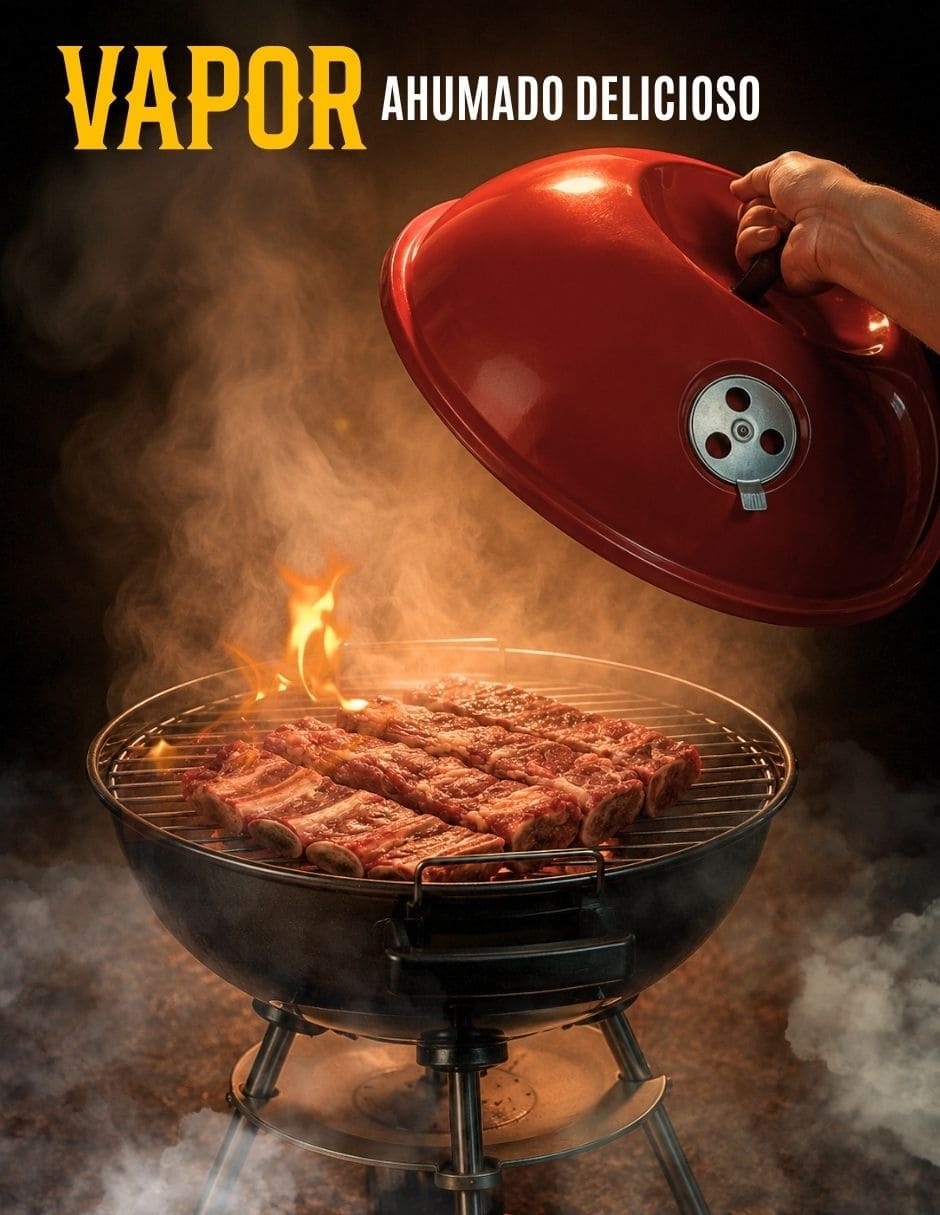 Asador carbón Ecomlab de cerámica