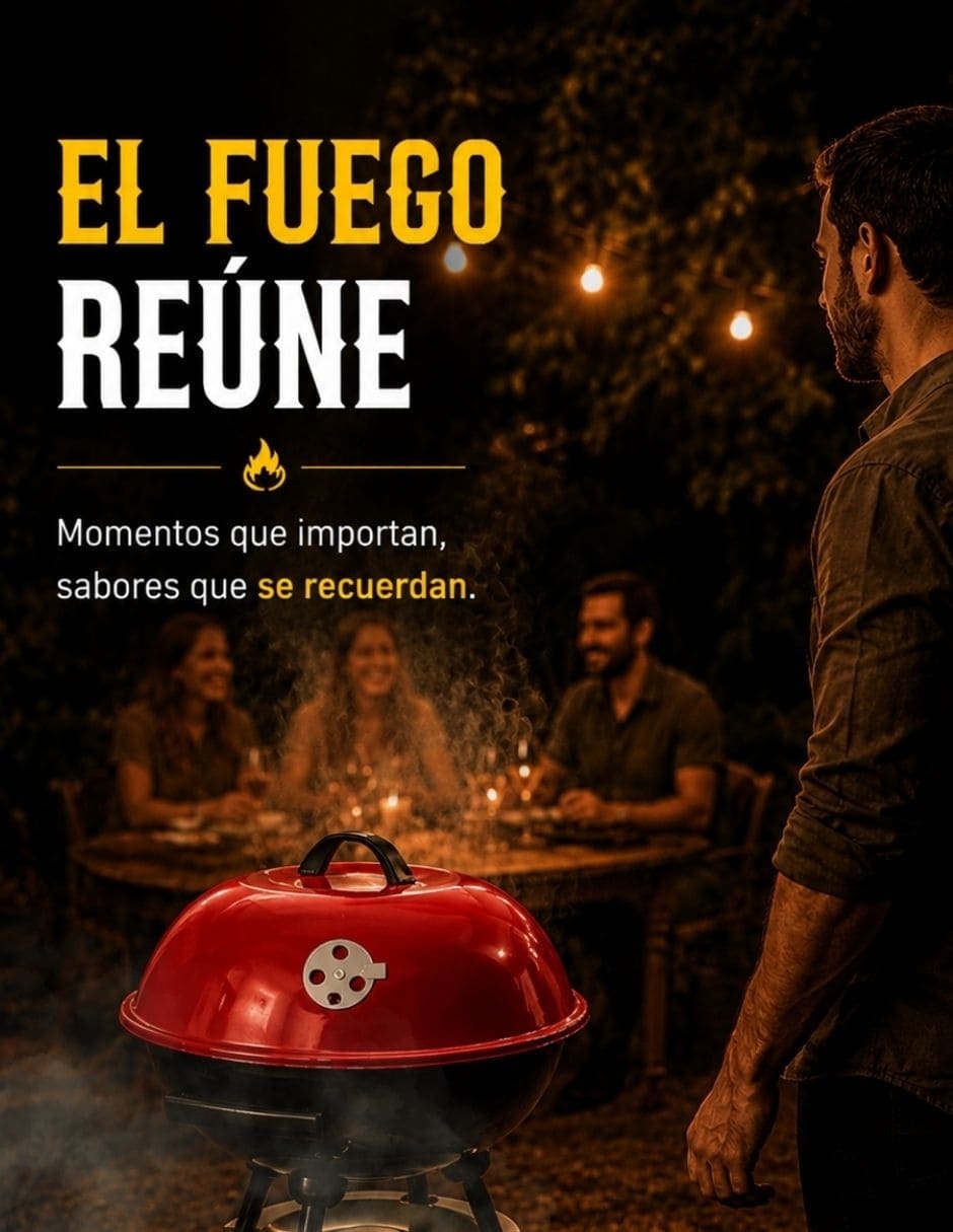 Asador carbón Ecomlab de cerámica