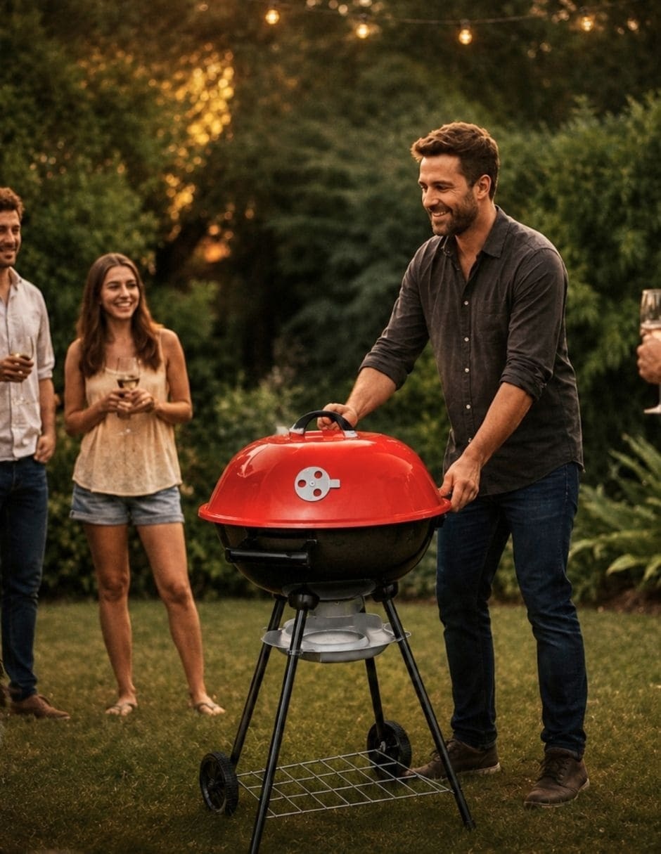 Asador carbón Ecomlab de cerámica