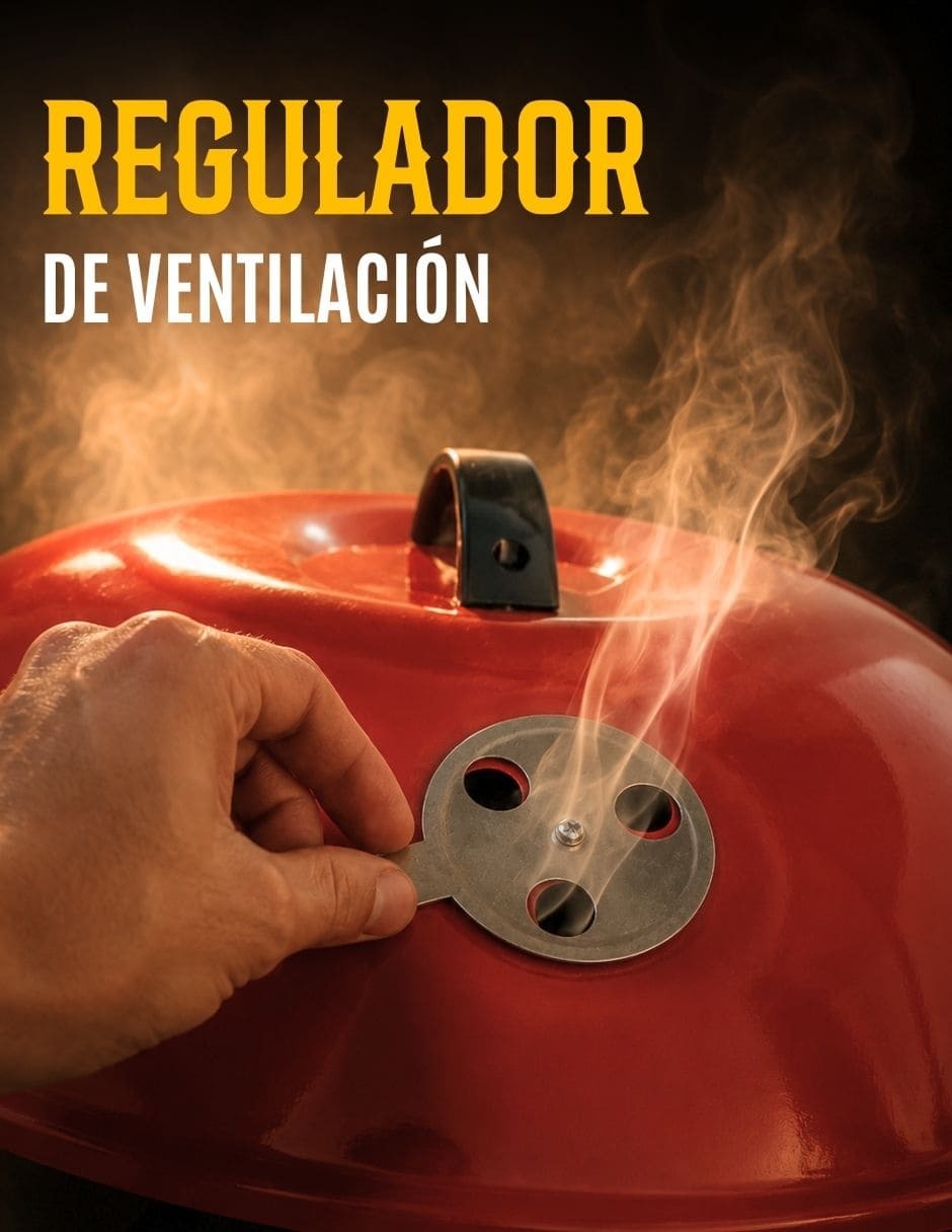 Asador carbón Ecomlab de cerámica