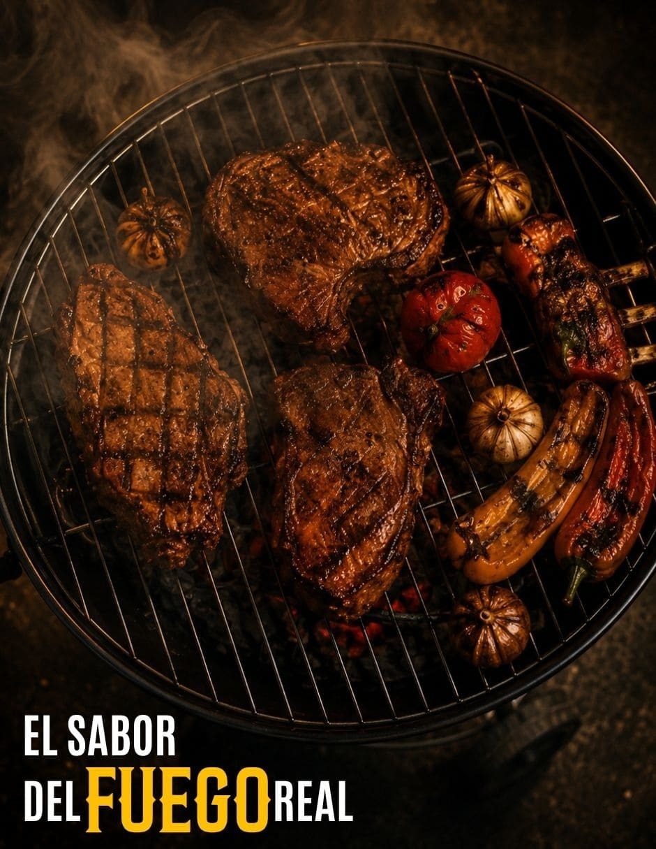 Asador carbón Ecomlab de cerámica