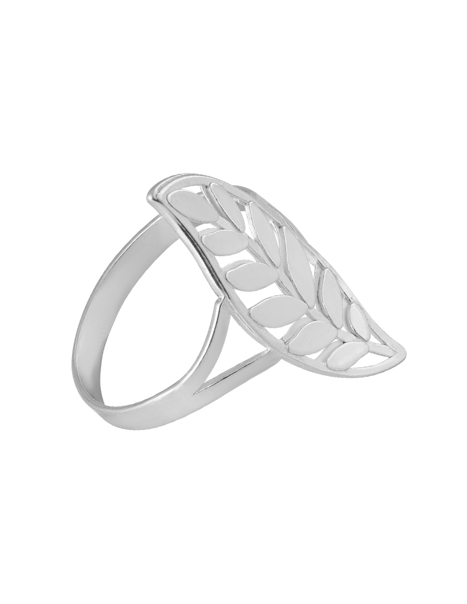 Anillo de hoja Unlimited by Ob P 925 de Plata Pulido
