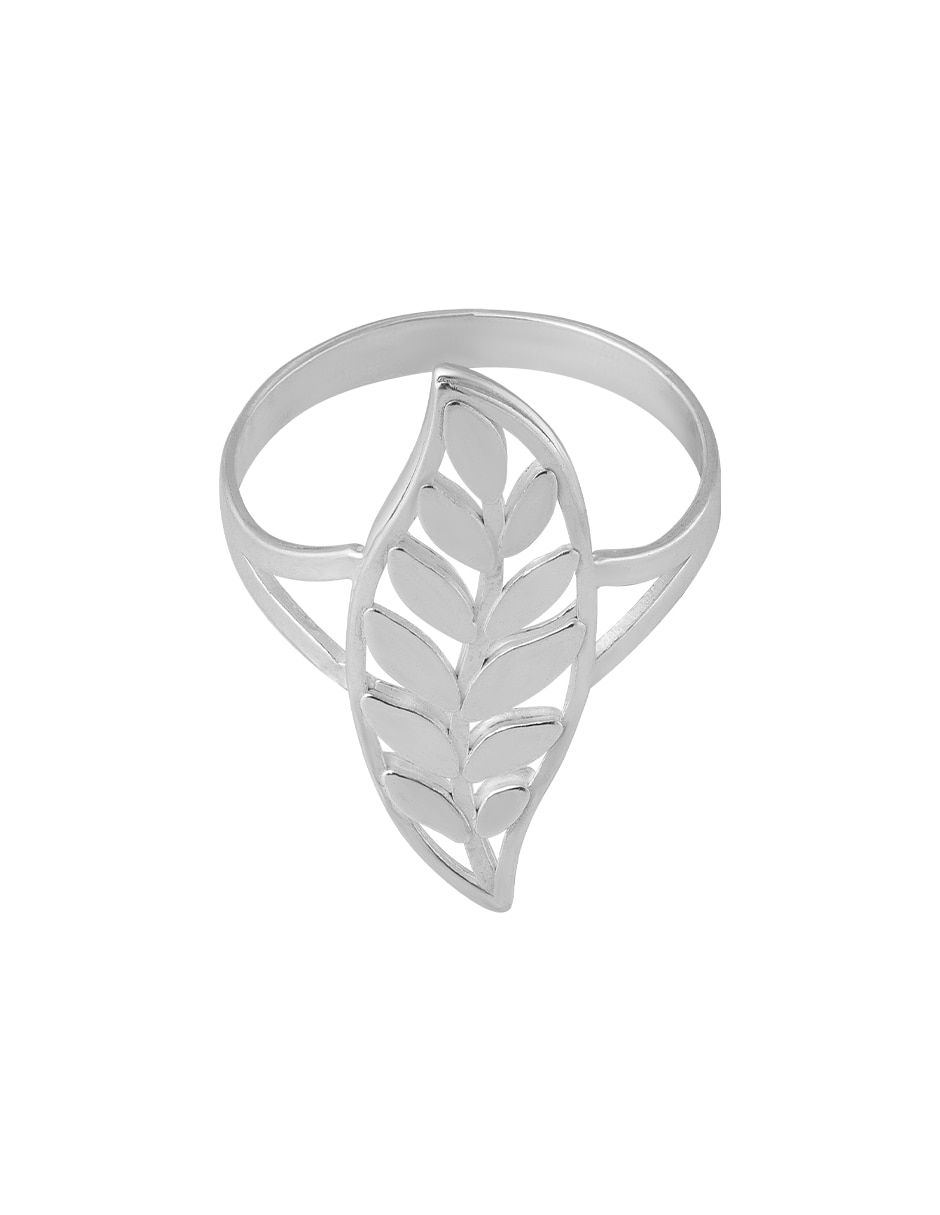 Anillo de hoja Unlimited by Ob P 925 de Plata Pulido