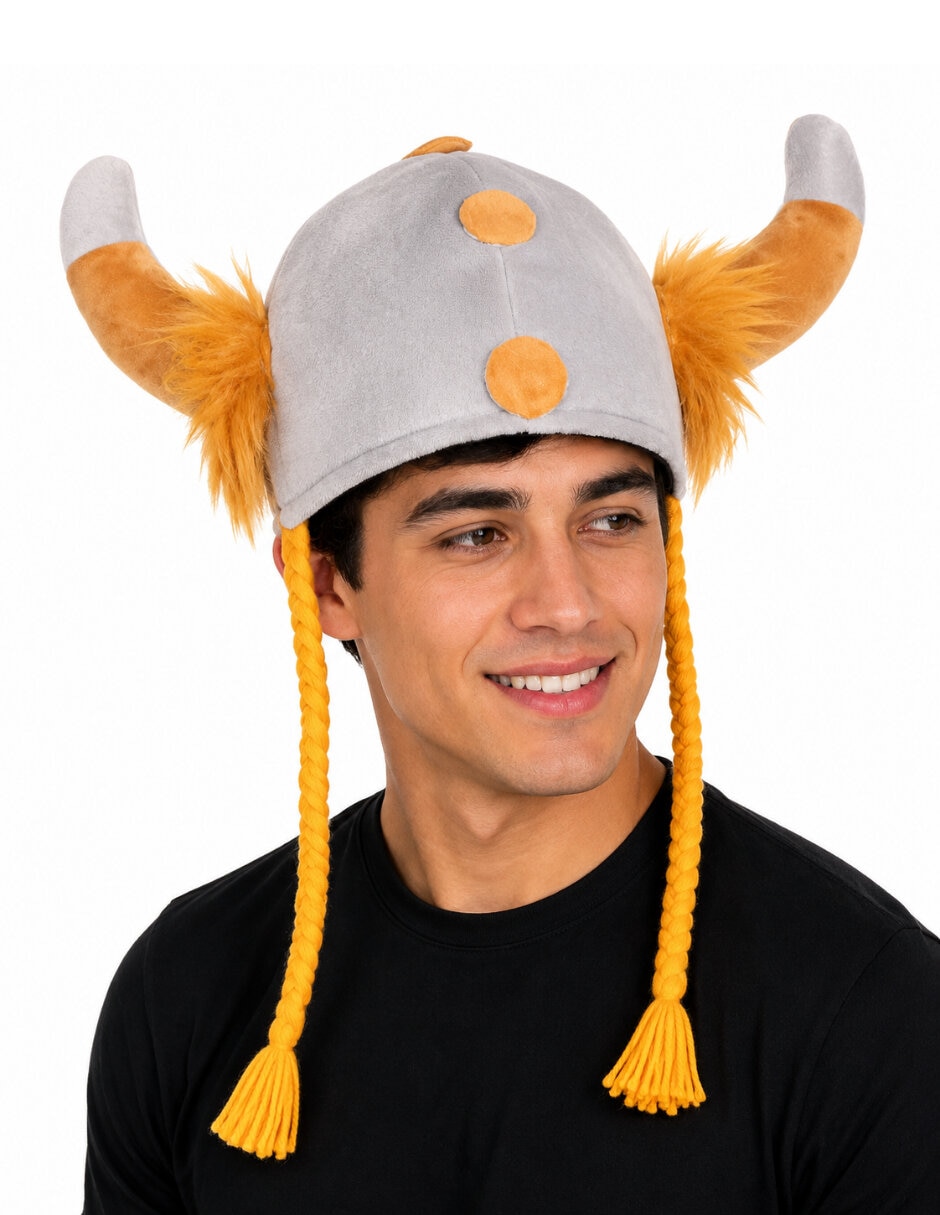 Gorro para disfraz de Vikingo 3