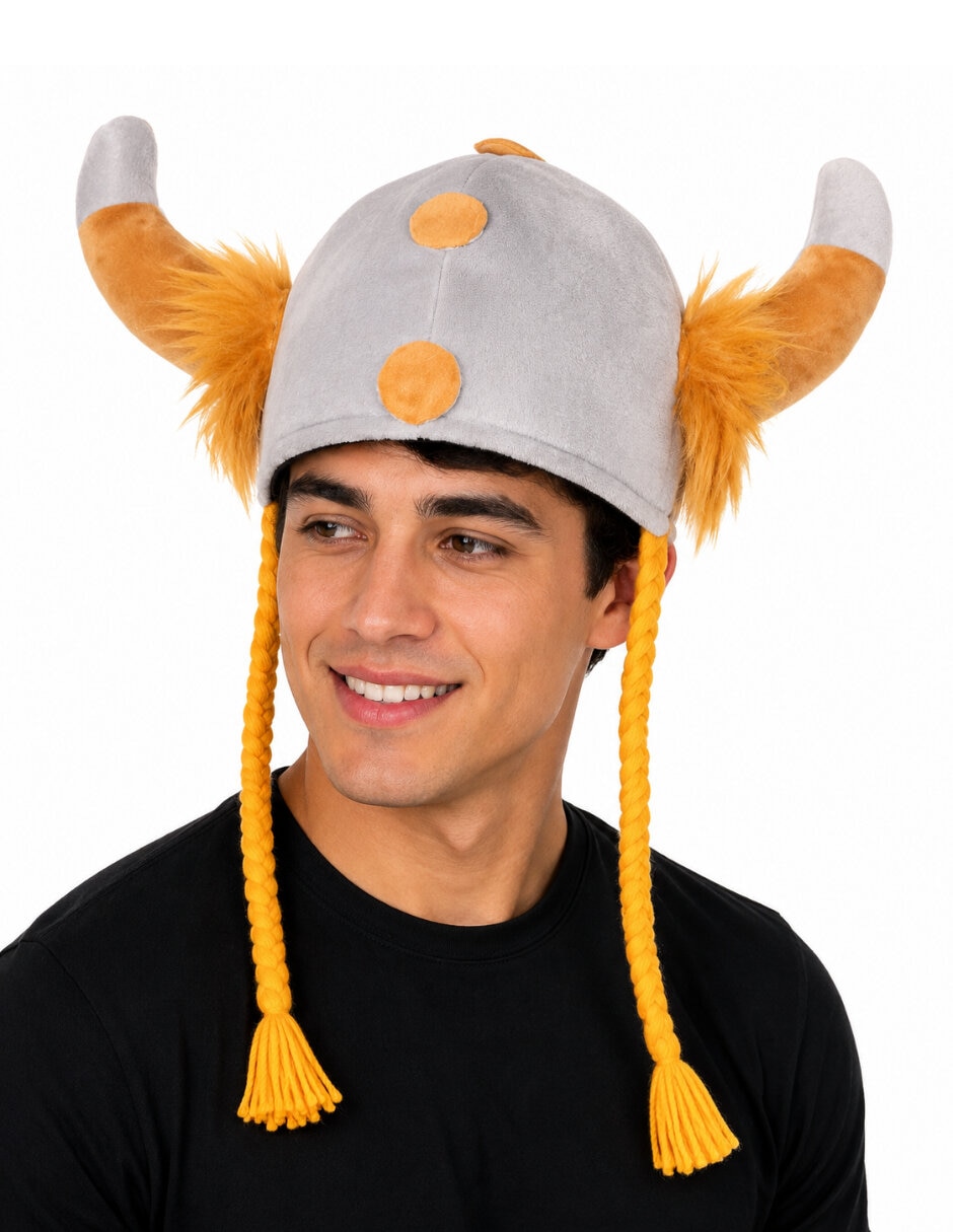 Gorro para disfraz de Vikingo 4