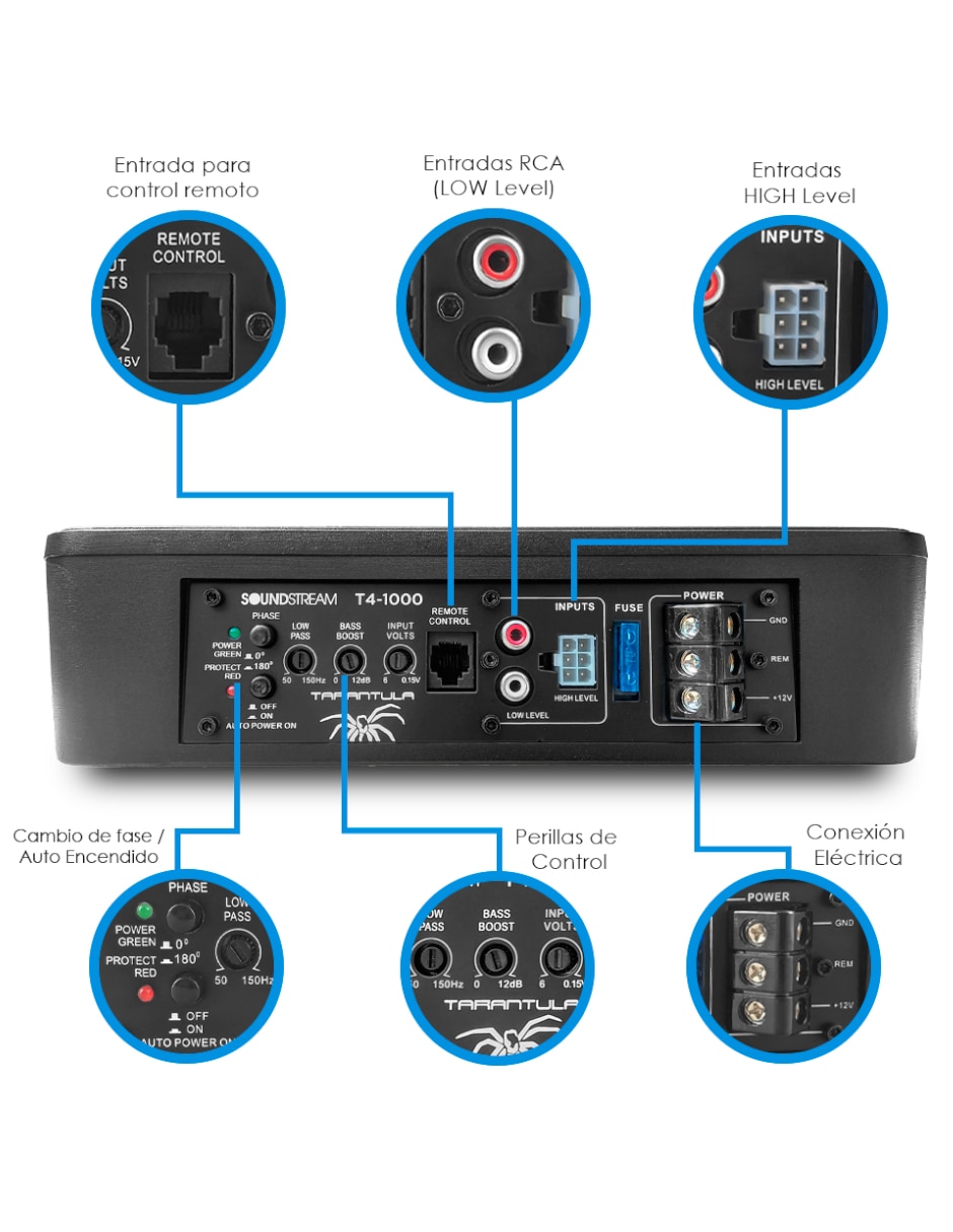 Subwoofer Soundstream t4-1000