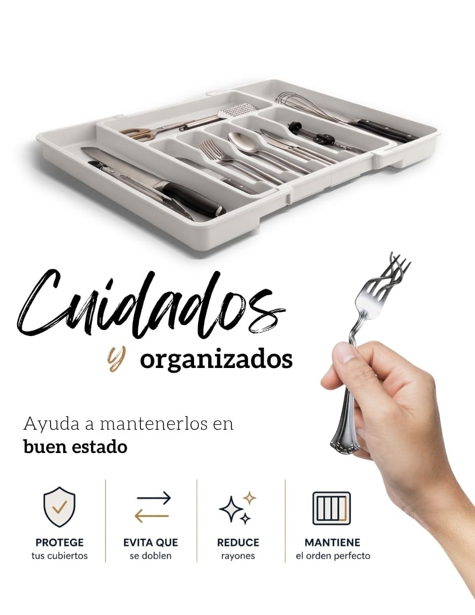 Set cubiertos Ecomlab de acero inoxidable 49 piezas