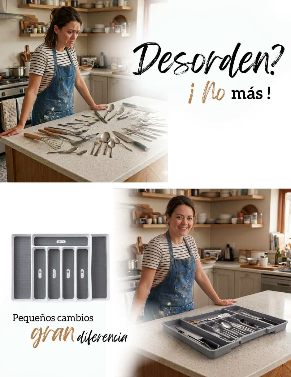 Set cubiertos Ecomlab de acero inoxidable 49 piezas