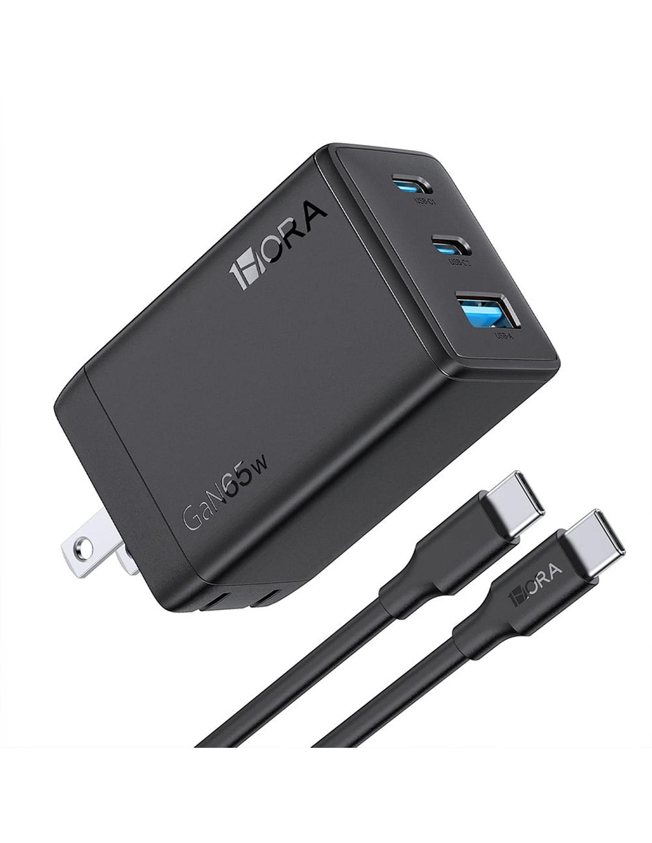 Cargador pared USB tipo C 65 W