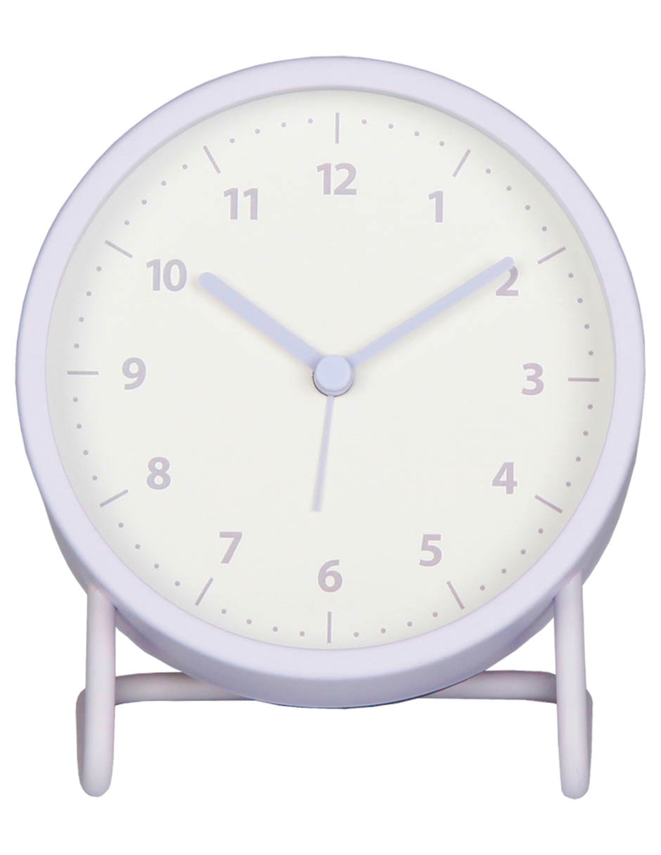 Reloj despertador de plástico