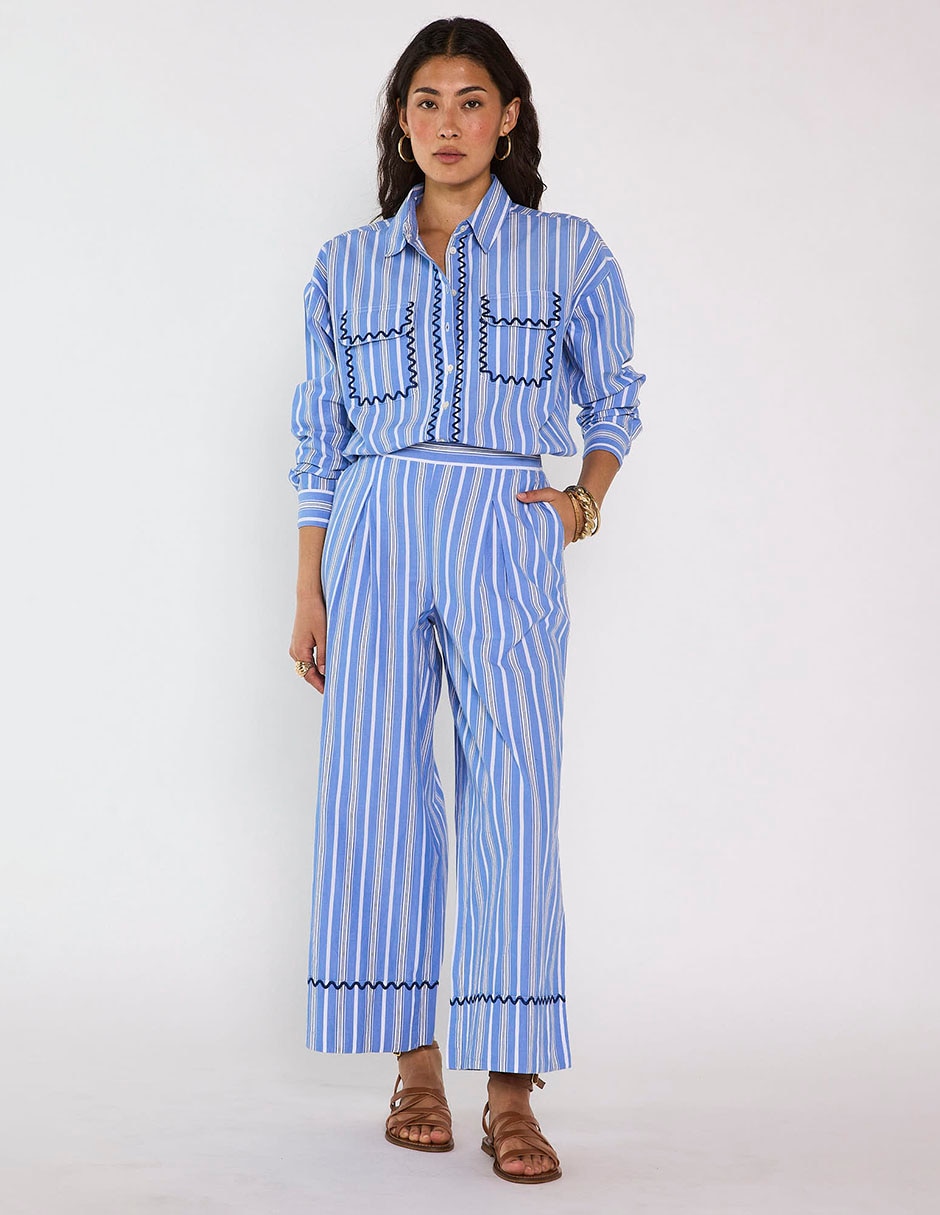 Blusa camisera maison manga larga para mujer 2