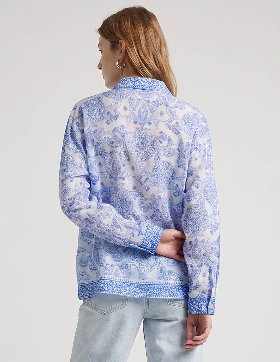 Blusa manga larga para mujer 2