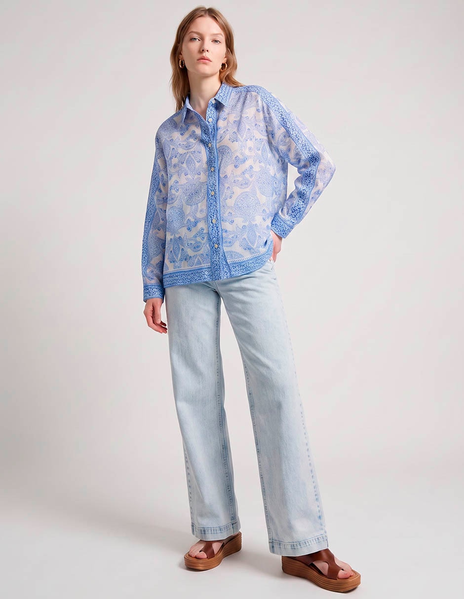 Blusa manga larga para mujer 3