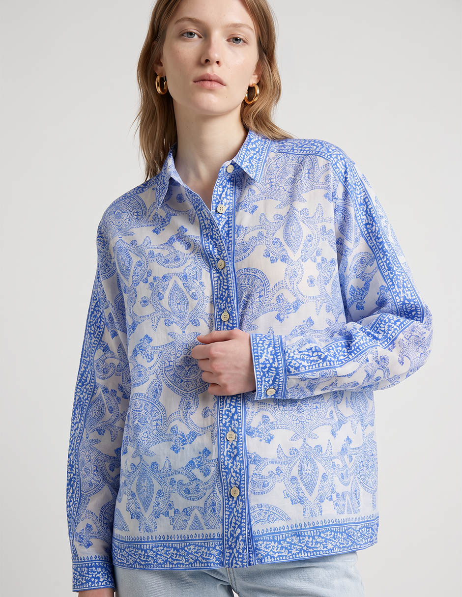 Blusa manga larga para mujer 4
